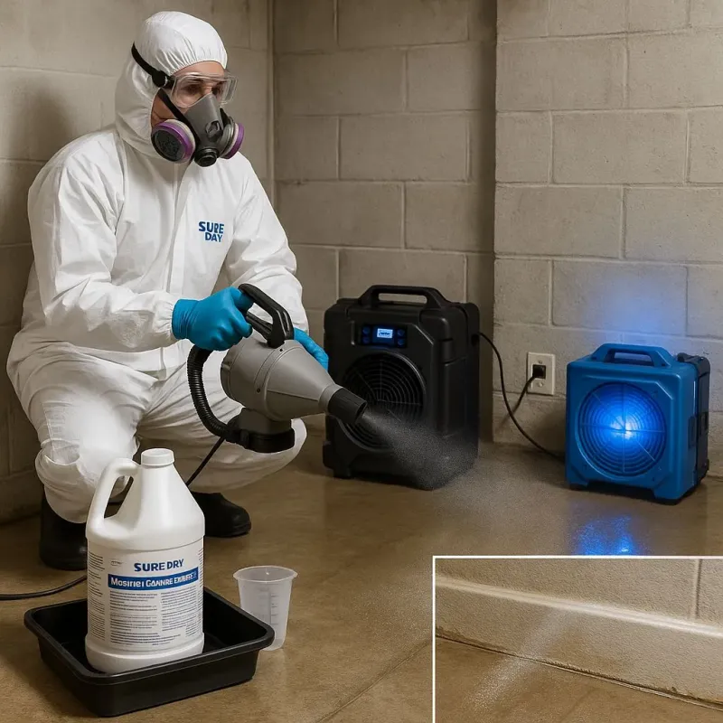 Sanitization and Odor Removal process in Murphy, TX